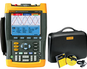 Fluke 196 Scopemeter, 100 Mhz, 1 Gs/S 1 Fluke 196 Scopemeter, 100 Mhz, 1 Gs/S
