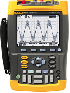 Fluke 199 Scopemeter, 200 Mhz, 2.5 Gs/S 1 Fluke 199 Scopemeter, 200 Mhz, 2.5 Gs/S